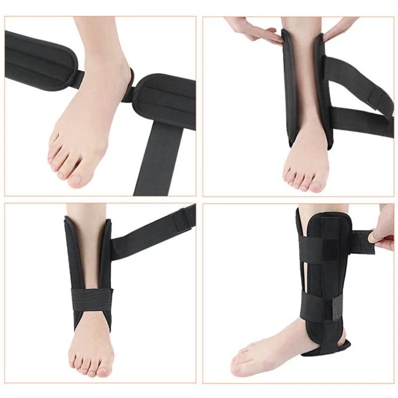 Ankle Brace Support Sports Adjustable Ankle Straps Sports Support Adjustable Foot Orthosis Stabilizer Ankle Protectorve