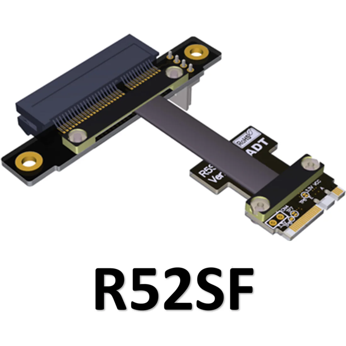 Imagem -02 - Cartão Adaptador Extensor Riser M.2 Wifi Chave ae a Mais e para Pci-e 4x x4 Cabo Gen3.0 Chave ae a e para Pcie 3.0x1x4x16 Cartão m2