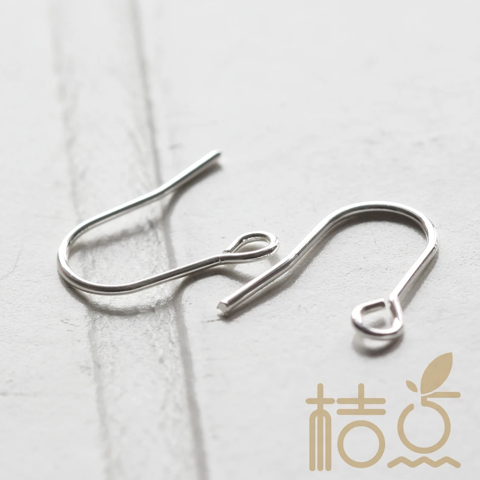 Solid Brass Earring Hooks - 14x12mm (3618C)