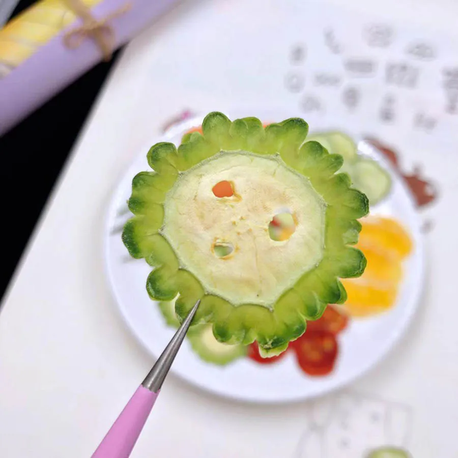 

12pcs Dried Pressed Vegetable Balsam Pear Slices Plant Herbarium For Jewelry Photo Frame Phone Case Bookmark Craft DIY Making