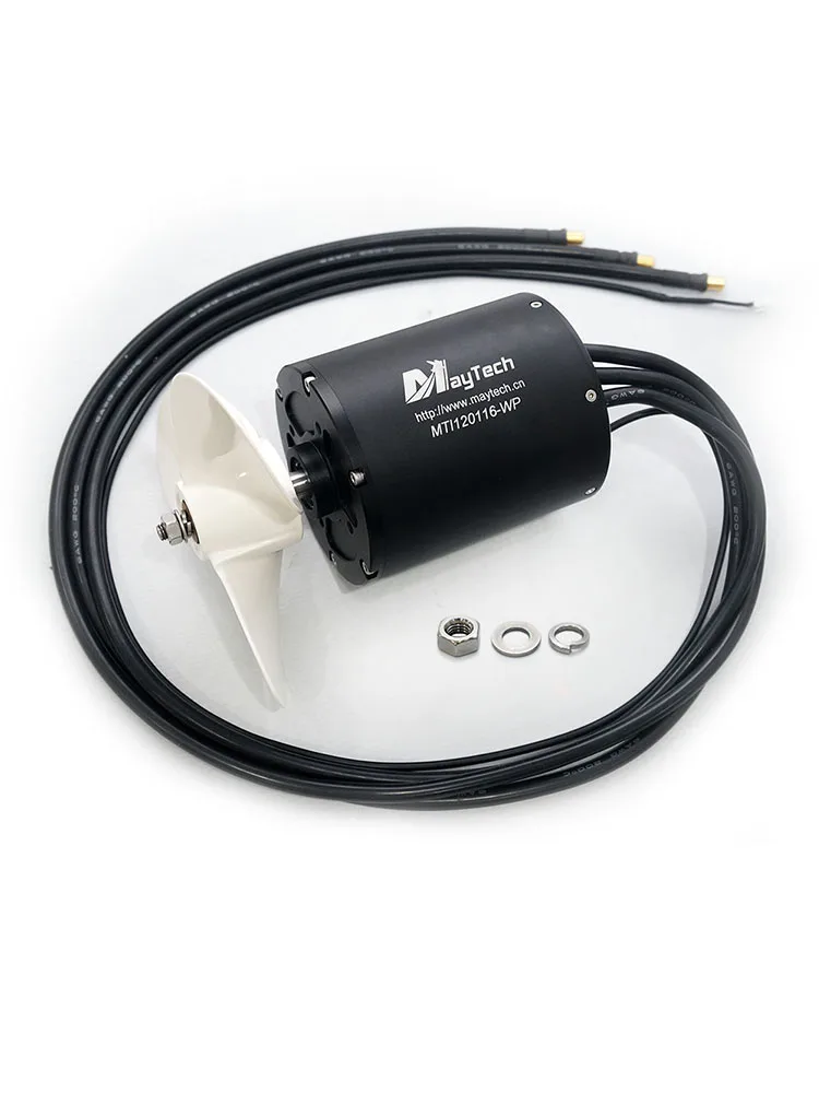Maytech mti120116 200kv motor totalmente à prova dsenágua sensored/sensorless esurf/barco motor para jetski hydrofoil motor