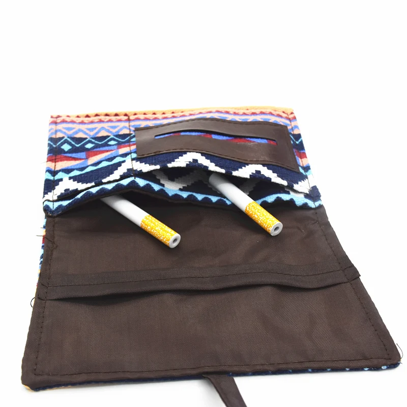 1 Pc Foldable Cloth Tobacco Smoking Bag Rolling Paper Cigarette Storage Pouch Portable Smoking Accessories