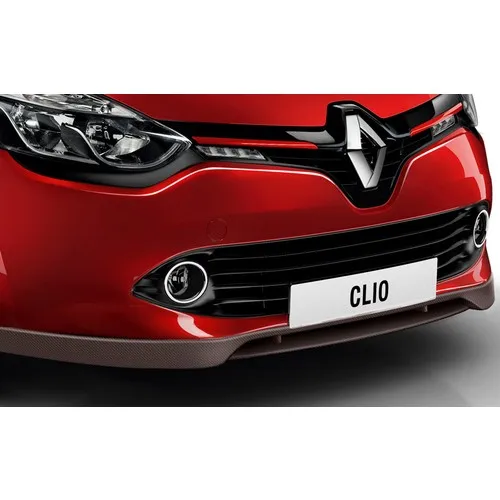 For Renault Clio 4 2012 - 2016 sport front bumper six additional + lip 2-piece front lip compatible with 5 door models