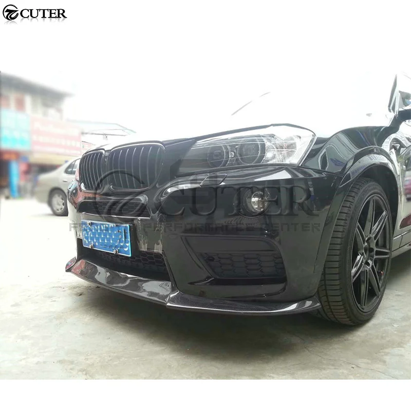 F25 X3 M-TECH Carbon Fiber Front Bumper Lip Spoiler Rear Diffuser for Bmw F25 X3 M-tech Bumper 13-16 - Image 4