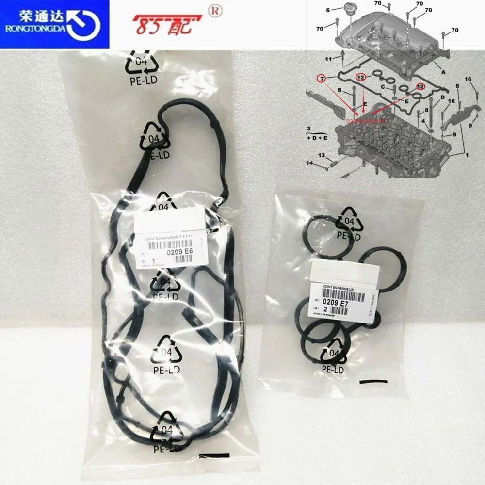 Valve room cover pad 0249E6/0249E7 For Peugeot RCZ/308SW/308CC/3008/207CC  Citroen DS5/C4/C4L Valve room cover pad