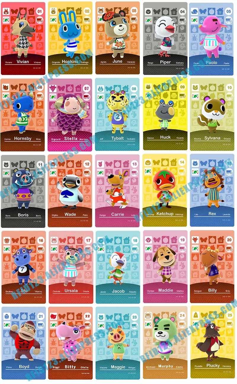 Design personalizzato WA10 Sylvana Animal NFC Printing Card NTAG215 Card per i giochi