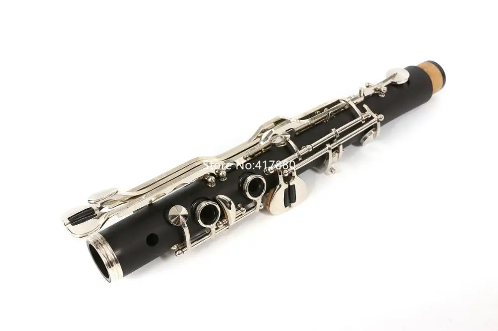 Hot Selling clarinet G key  Nickel plated Ebony Wood or Bakelite 17 keys Good sound Professional Musical Instrument with Case