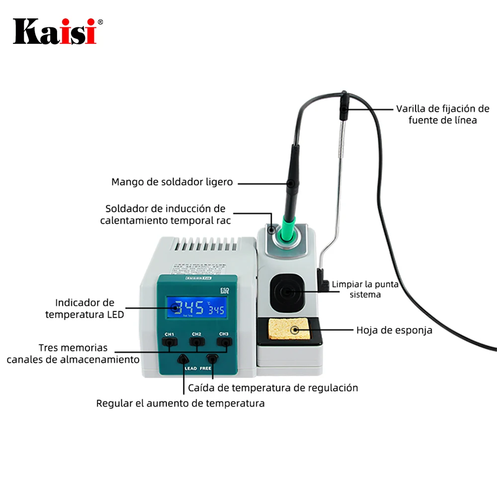 Imagem -04 - Sugon T26 Kit de Solda com Pontas de Ferro Estação de Solda 80w Energia Elétrica de Solda Solda