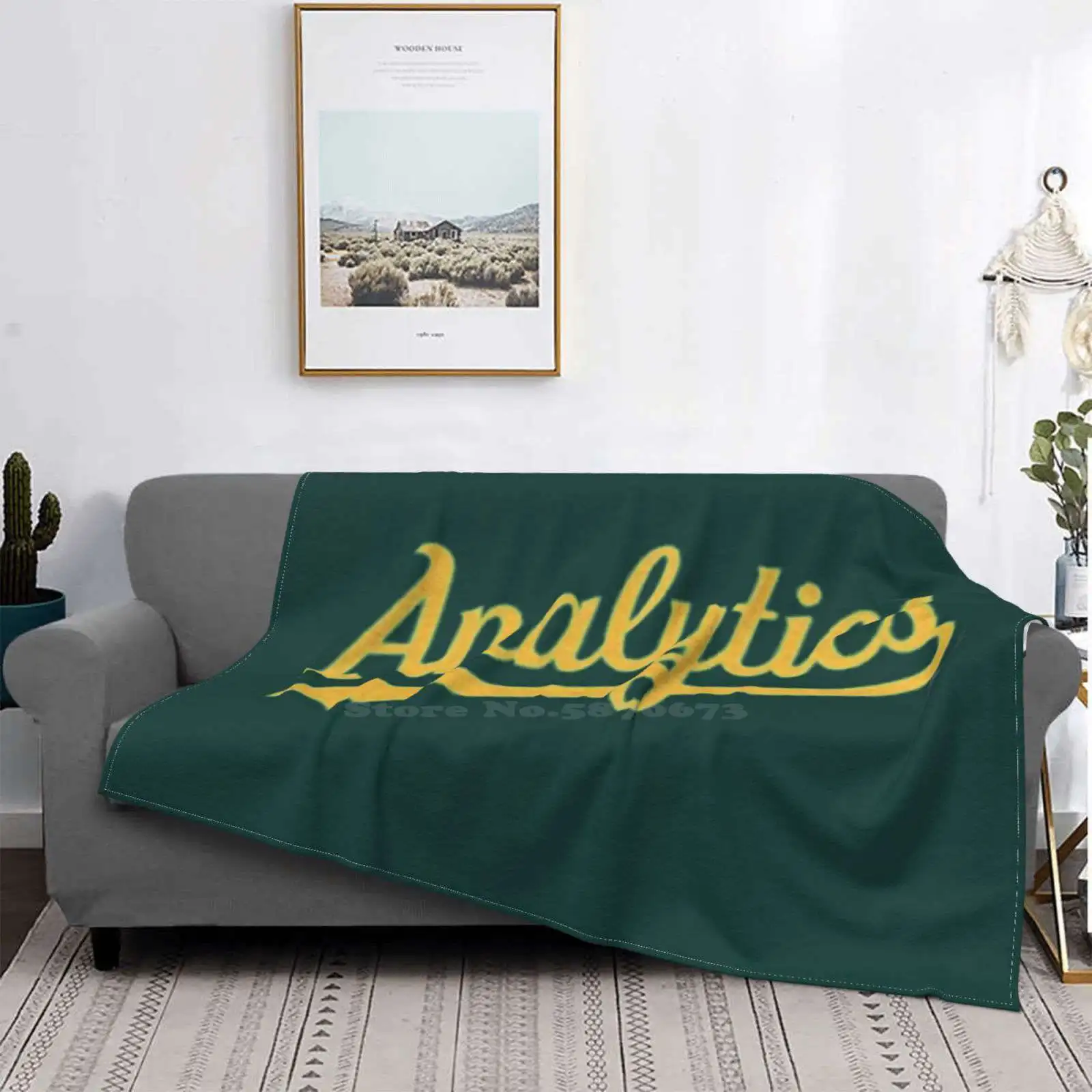 Analytics Best Selling Room Household Flannel Blanket Bay San Francisco Moneyball Billy Beane David Justice Hatteburg Brad Pitt