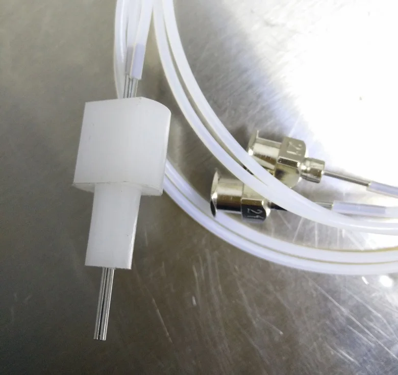 

Electrospinning side by side nozzle