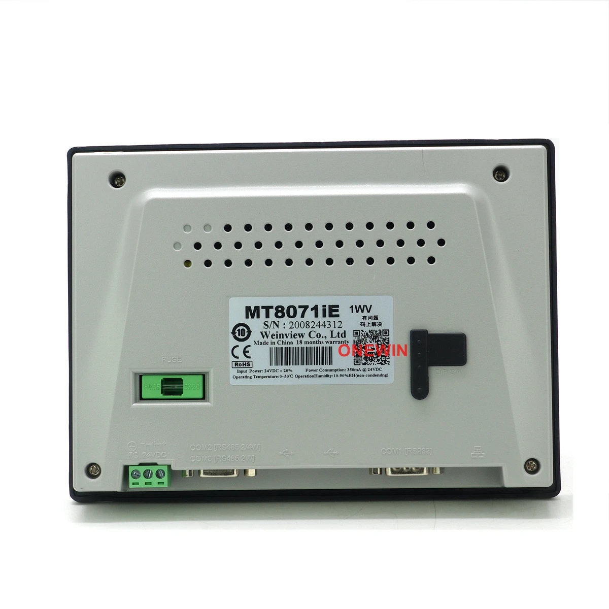 Weinview-tela touch ihm sensível ao toque mt6071ie, mt8071ie, 7 polegadas, usb, ethernet, máquina humana, substituição, mt6100i