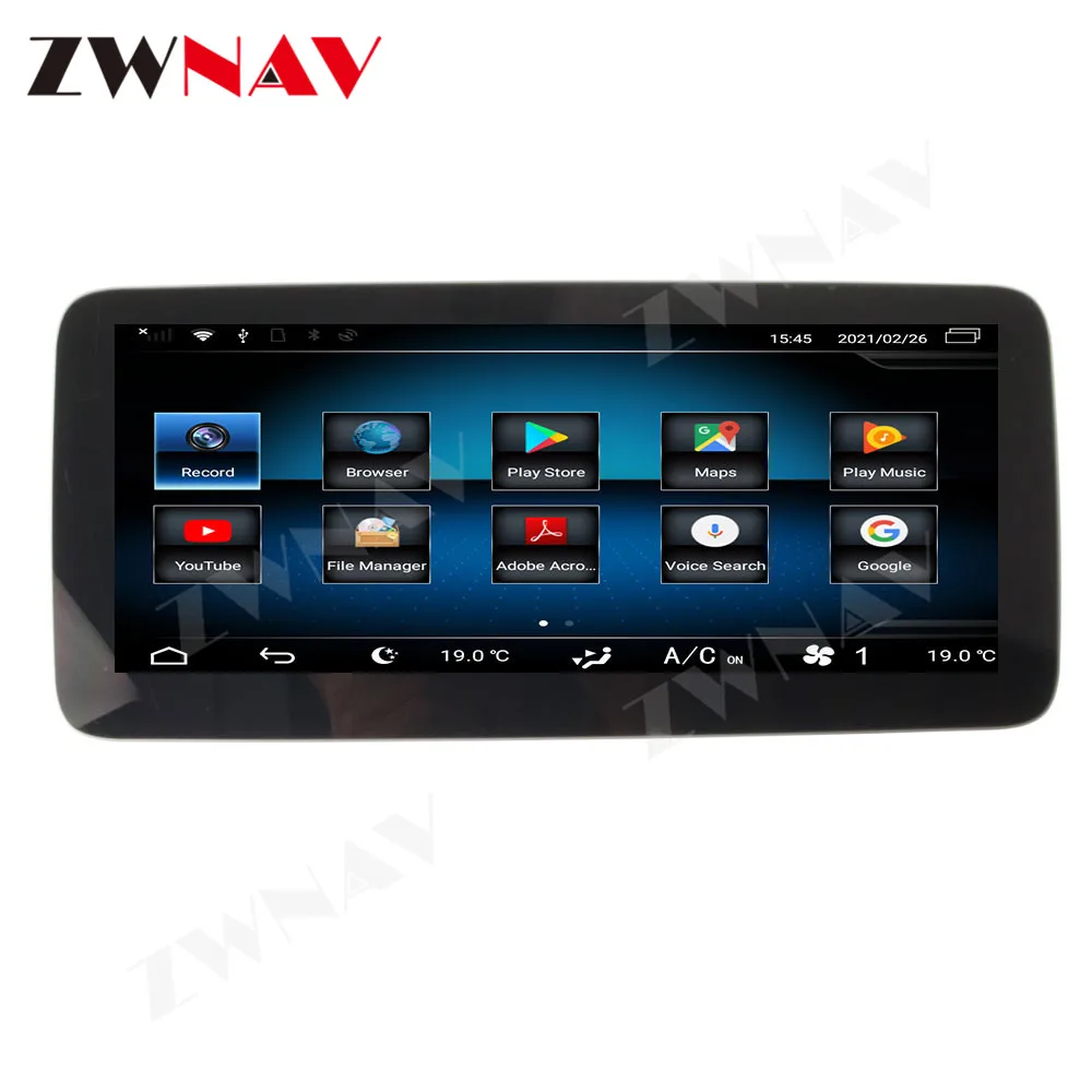 Android 10.0 IPS Screen Car DvD Player For Mercedes Benz SLK 2012-2015 Car GPS Navigation Multimedia Player Car Auto Radio