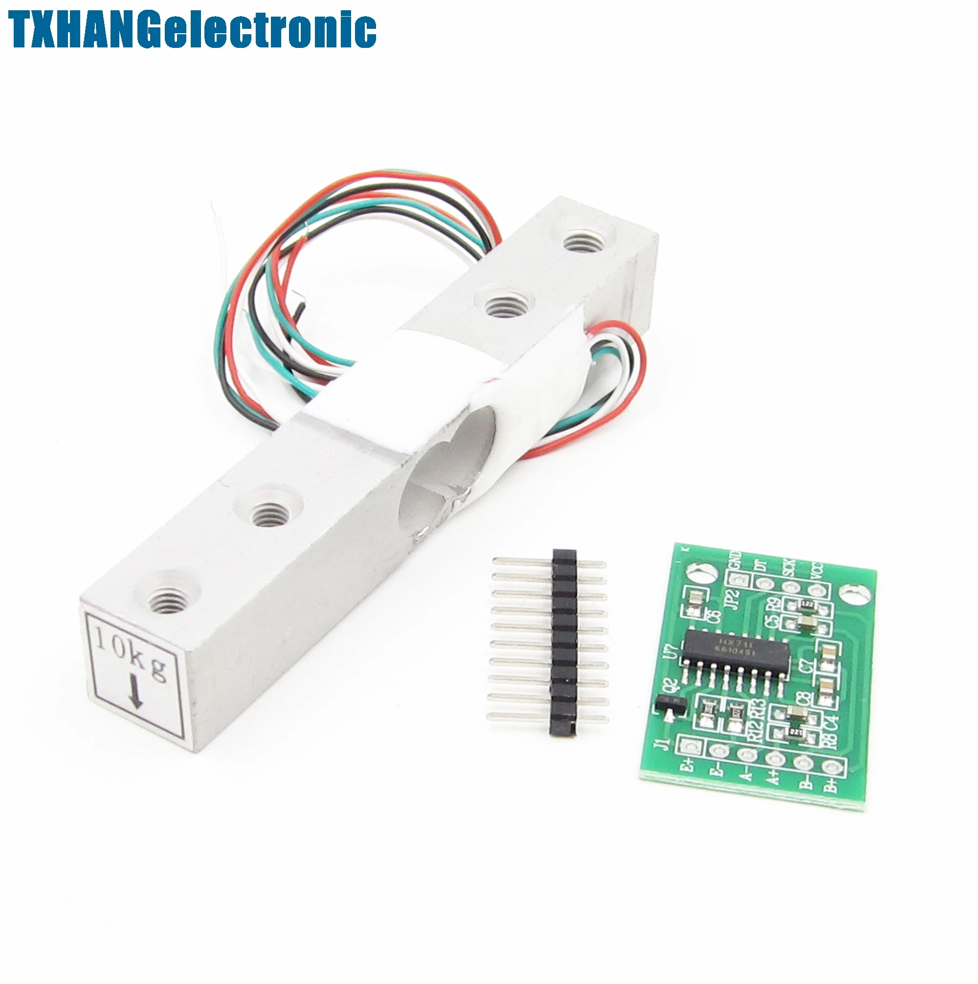 10KG Scale Load Cell Weight Weighing Sensor +HX711 Weighing Sensors AD Module diy electronics