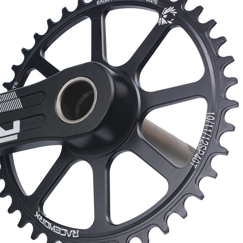 RACEWORK Road Bike Crankset 10/11/12 Speed 170/172.5/175mm Single Chainring 40/42/44T Wide And Narrow Sprocket CrankSet For GXP