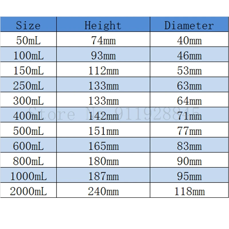 Lab High Borosilicate Graduated Glass Beaker in Tall Form Laboratory Equipment