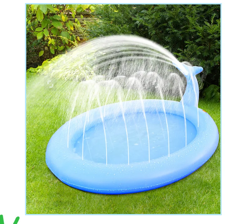 Inflatable Pool Children\'s Pool Water Water Spray Mat Inflatable Fun Water Playing Swim Pool Outdoor Swimming Pools for Cottages