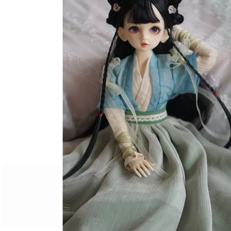 

OB27 1/8 1/6 1/4 1/3 BJD clothes Ancient Costume Hanfu dress for BJD/SD OB11 blyth YOSD MSD SD13 girl doll accessories C0278