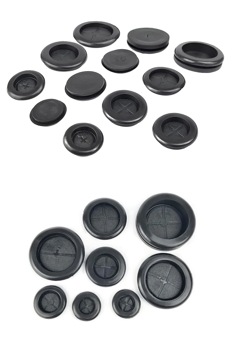1/10p einseitige Gummitüllen zum Schutz, Ring15/17/20/22/25/27/30/32/35/40/45/50/70 mm, geruchlose Gummidichtung zum Schutz des Drahts – Detail 22