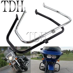 For Harley Touring Road King FLHR Street Glide 1997-2008 Chrome/Black Motorcycle Bumper Engine Guard Crash Bars FLHX FLHT FLHXS