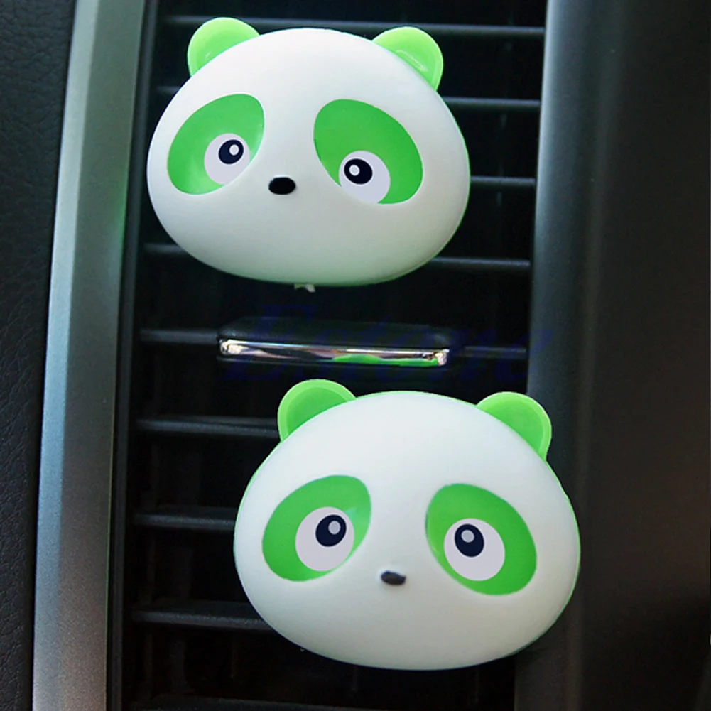 2x Auto Dashboard Udara Freshener Blink Panda Parfum Diffuser HOT ITEM untuk Mobil Dropship