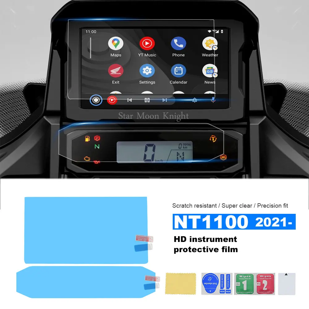 

Motorcycle Accessories HD Instrument Film For HONDA NT 1100 NT1100 2021 2022 Scratch Cluster Screen Dashboard Protection