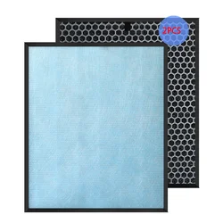 Replacement for Hitachi Air Purifier EP-A6000 EP-A7000 EP-A8000 EP-M7200C True HEPA Filter and Activated Carbon Filters