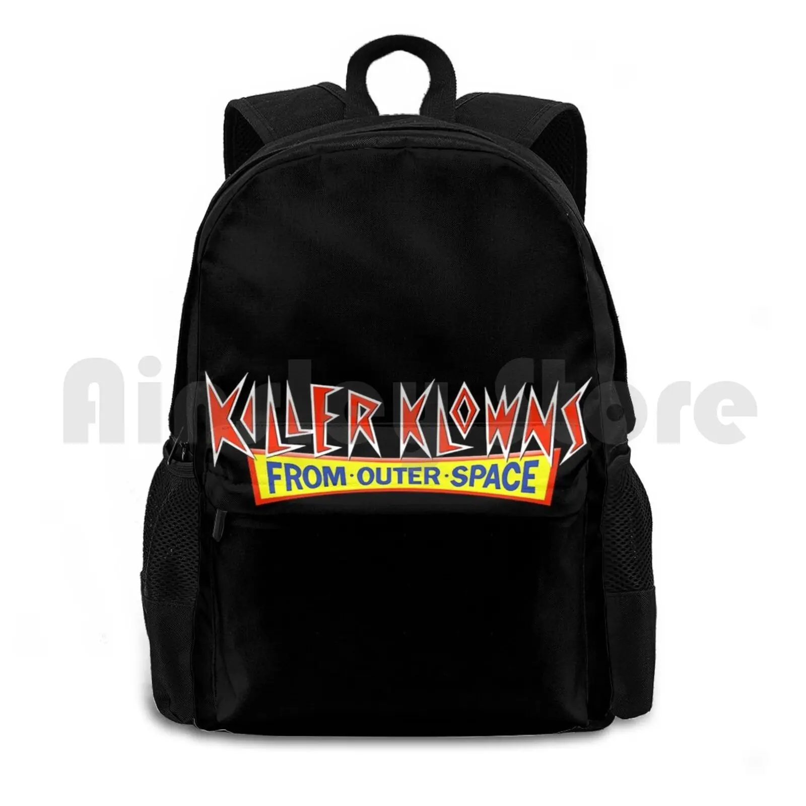 

Killer Klowns From Outer Space Outdoor Hiking Backpack Riding Climbing Sports Bag Killer Klowns Horror 80s Retro Vhs Video