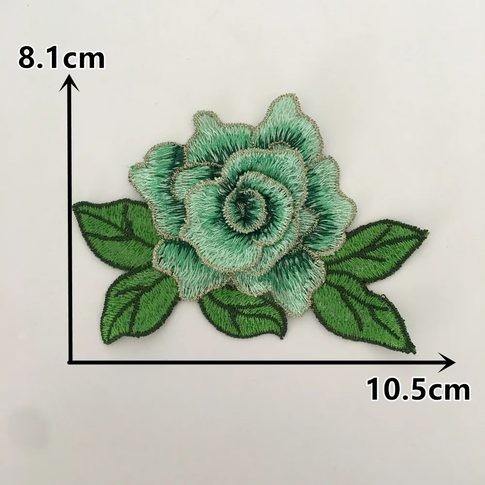 High quality 3D flower Polyester Lace fabric Embroidery Applique Lace Collar Sewing DIY Dresses Needlework Accessory 1 pcs sale