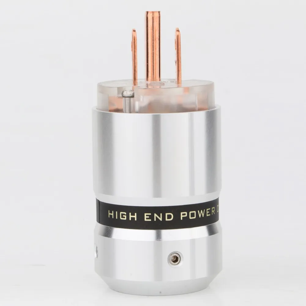 Preffair النحاس النقي الولايات المتحدة قابس طاقة ذكر أنثى غلاف من الألومنيوم موصل الطاقة التوصيل نسخة IEC قابس طاقة