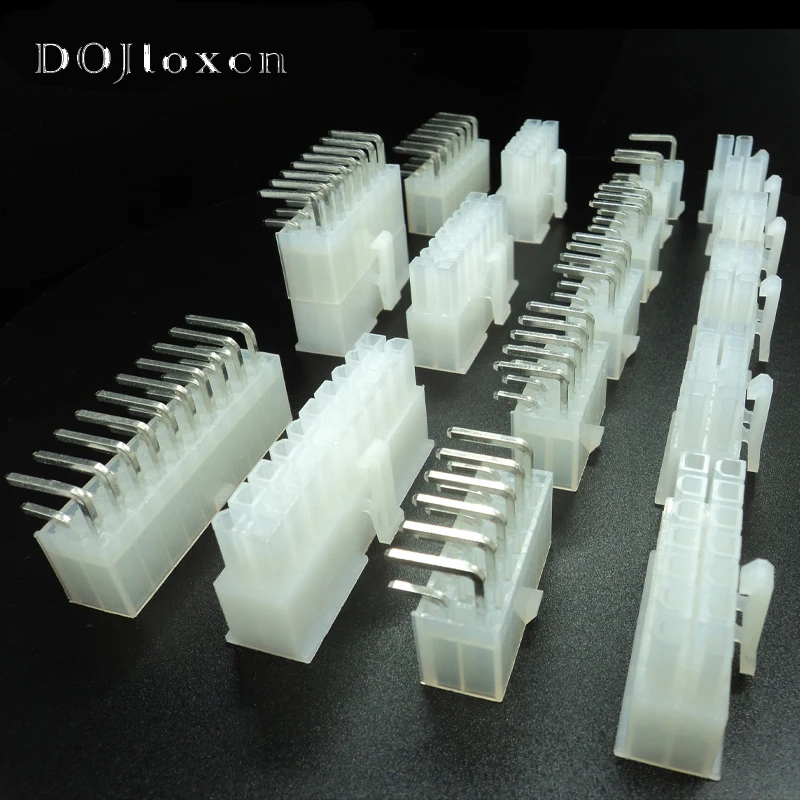 5/10 Sets Molex Automotive Wire Connector Plug 5557 Series 2P 4P 6P 8P 10P 12P 14P 16P 18P 20P 22P 24P 4.2mm Male Female Socket