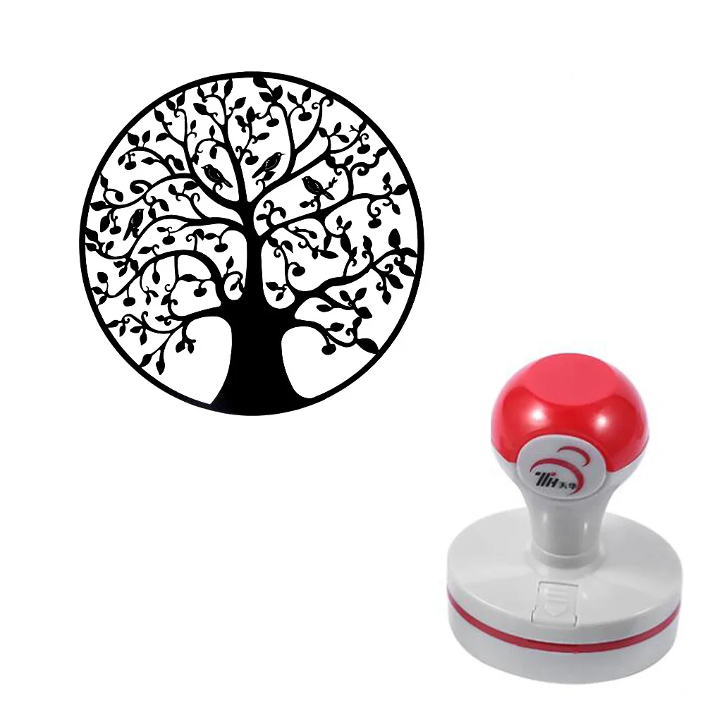 1 PCS Life of Tree Self-Inking Photosensitive Planner Scrapbooking Stamps for Card Making Book Journal Art Supplies