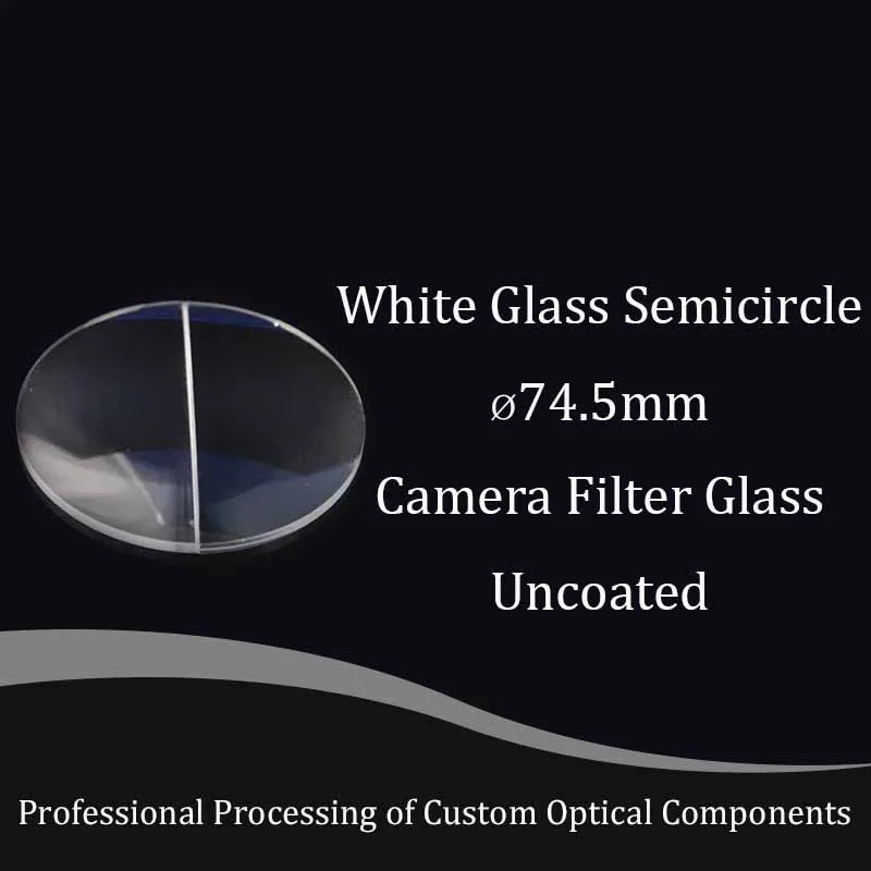 The 74.5mm Diameter Semicircular Prism White Glass Can Be Combined with The Ring To Form A Camera Filter