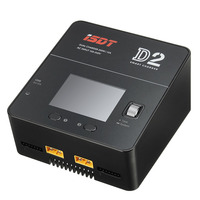 ISDT D2 MARKII 200W 12A*2 AC Dual Channel Balance Charger Discharger for 1-6S RC Multirotor Aircraft Drone Lipo Battery