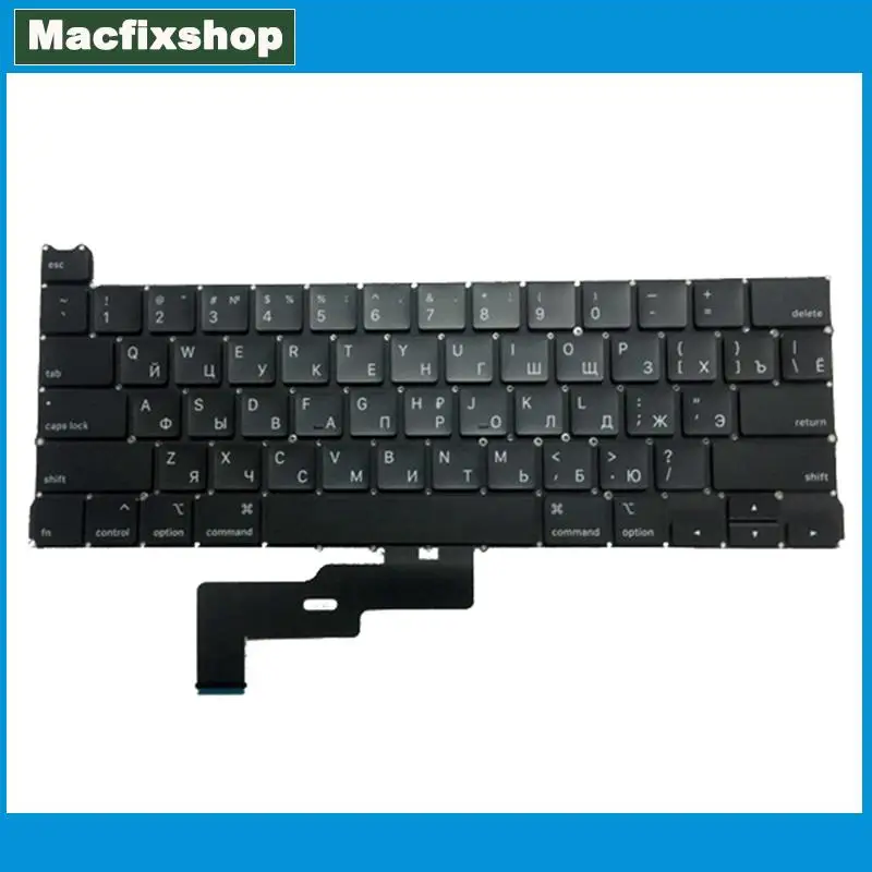 Russian A2289 Keyboard 2020 Year For Macbook Pro Retina 13.3 inch RU US Small Enter A2289 Keyboard Replacement Tested EMC 3456