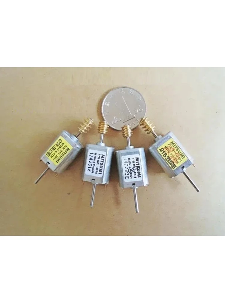 10PCS Mitsumi QK1 Serie 030 12-24V Micro Motore a corrente continua con verme di rame e doppio albero utilizzato per il giocattolo o il fai da te