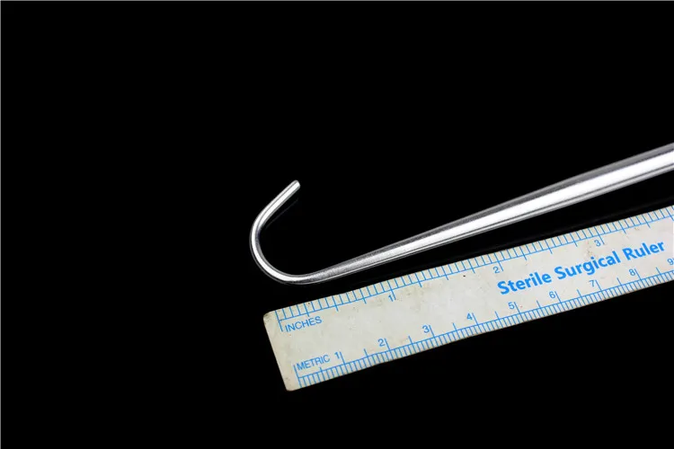 

Orthopedic instrument medical bone hook knee joint tibial plateau hook Bone lifting hook J pull reduction forcep long reset rod
