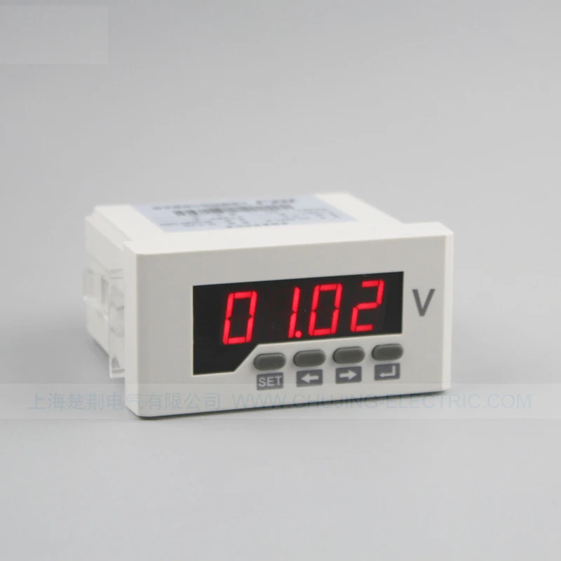 

DC 0-300V digital Voltmeter LED display single phase voltage instrument Mini V meter in stock