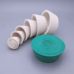 8*1pcs/set Rubber Buchner Funnel Holder Filter Bottle Sealing Plug for School Experiment