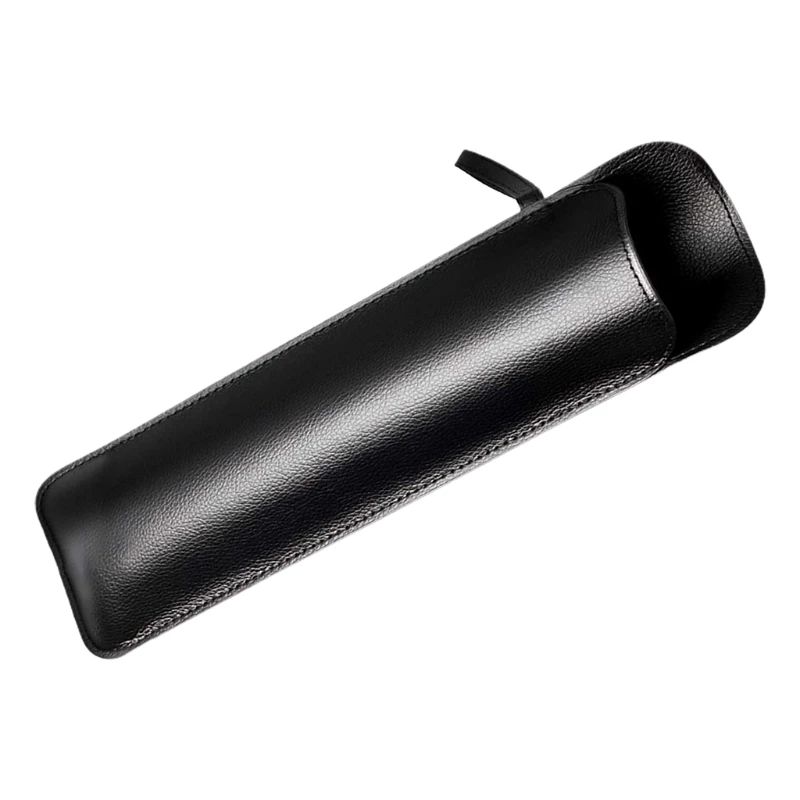 Black PU Leather Umbrella Cover Case Portable Waterproof Umbrella Storage Pocket Water Absorbent Umbrella Bag Ultrafine Cover