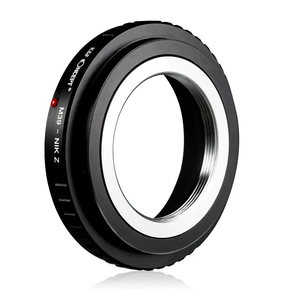 K&F Concept M39-NIK Z Lens Adapter for Leica M39 Mount Lens to Nikon Z Mount Camera Zfc Z30 Z50 Z5 Z6 Z6II Z7 Z7II Z8 Z9