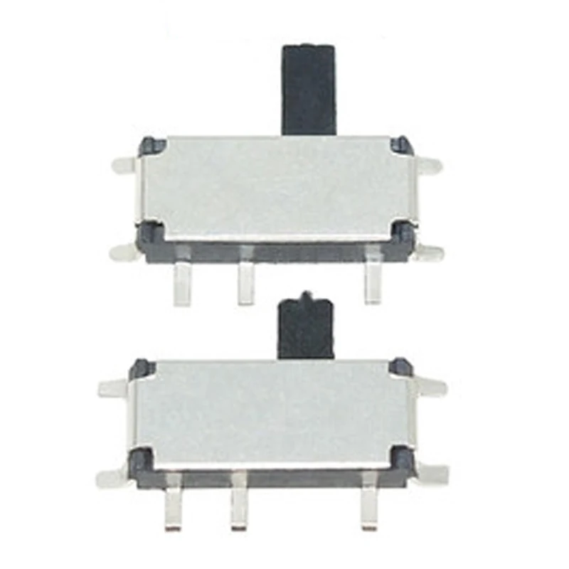 10pcs MSK12C01 MSK-12C01 micro slide switch power supply switch small pull switch 7 p 7 needle miniature toggle switch MSK12C02