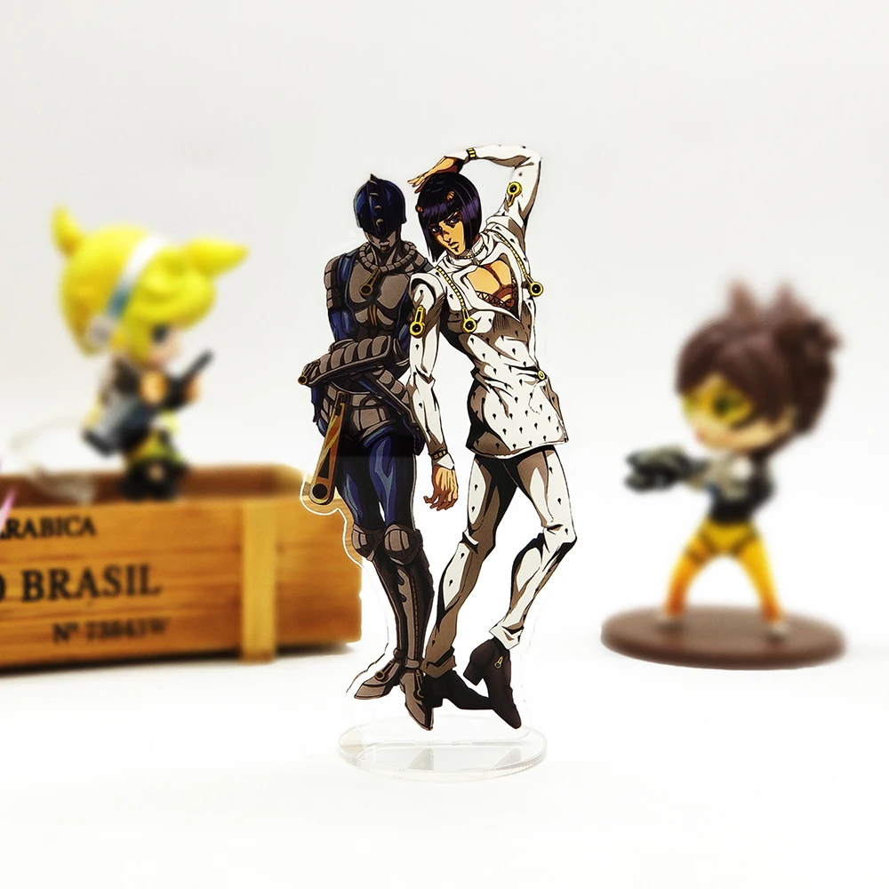 Jo no Bizarre Adventure Golden Wind Giorno Giova Bruno Bucciarati HF acrylic stand figure model plate holder cake topper