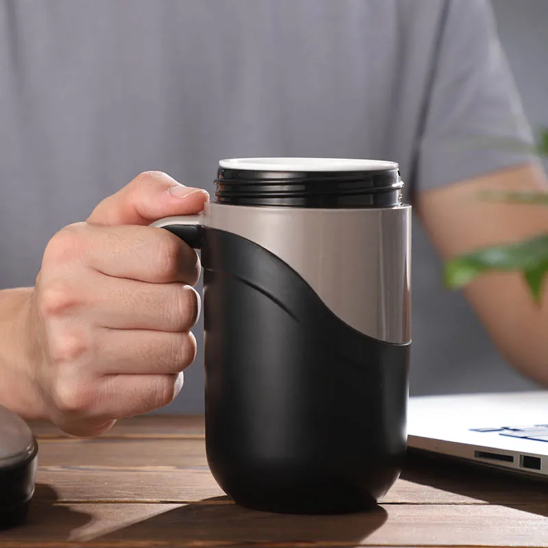 Mug Coffee Thermos Ceramic Inner Water Bottle Vacuum Flasks Portable Water Insulated Tumbler Office Drinkware Business Teacups