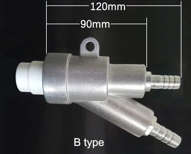 B-type zandstraalpistool, zandstraalset, boorcarbide spuitmond