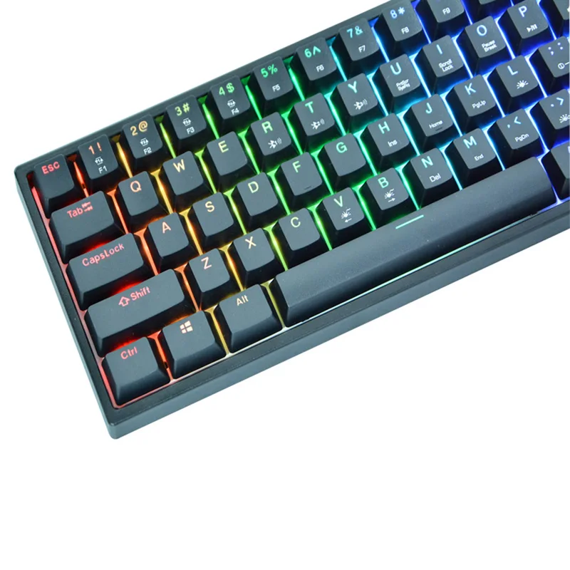 Hot Swap Mechanical Keyboard Kit Bluetooth Type-C Two Mode RGB Compatiable With 3/5 Pins For Cherry Gateron Kailh Keyboard