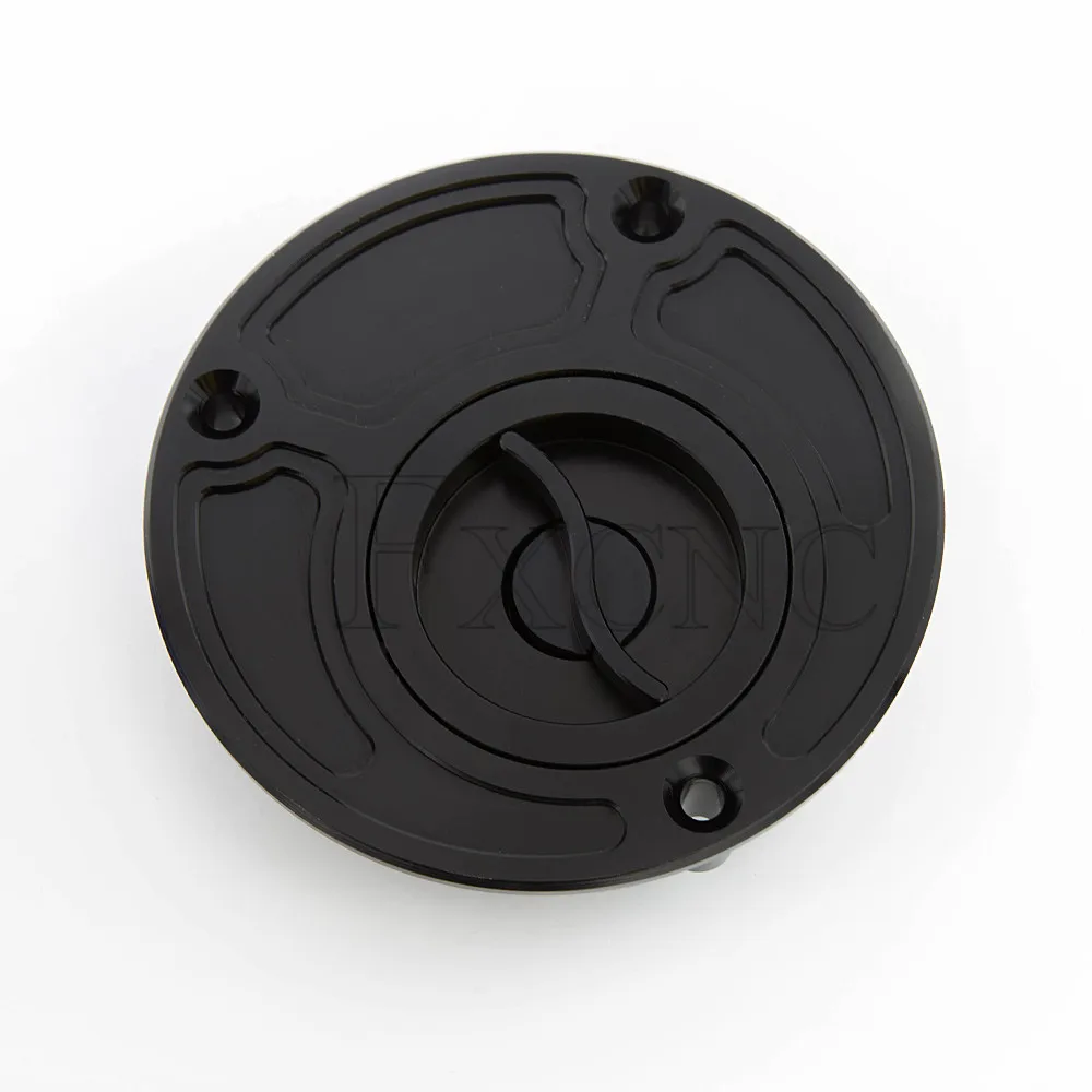 For Kawasaki ZX-10R ZX10R ZX 10R 2004-2009 CNC Aluminum Motorcycle Fuel Gas Cap Tank Cover Keyless Caps Accessories