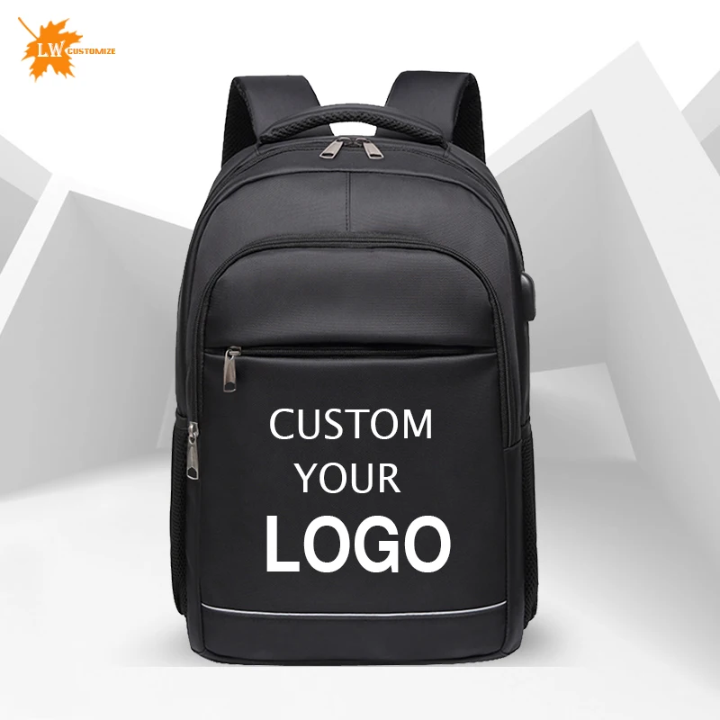 Men Backpack Weekend Work Travel Back Pack Male Waterproof Laptop Business Backpacking school bag gift custom bag  Print logo LW