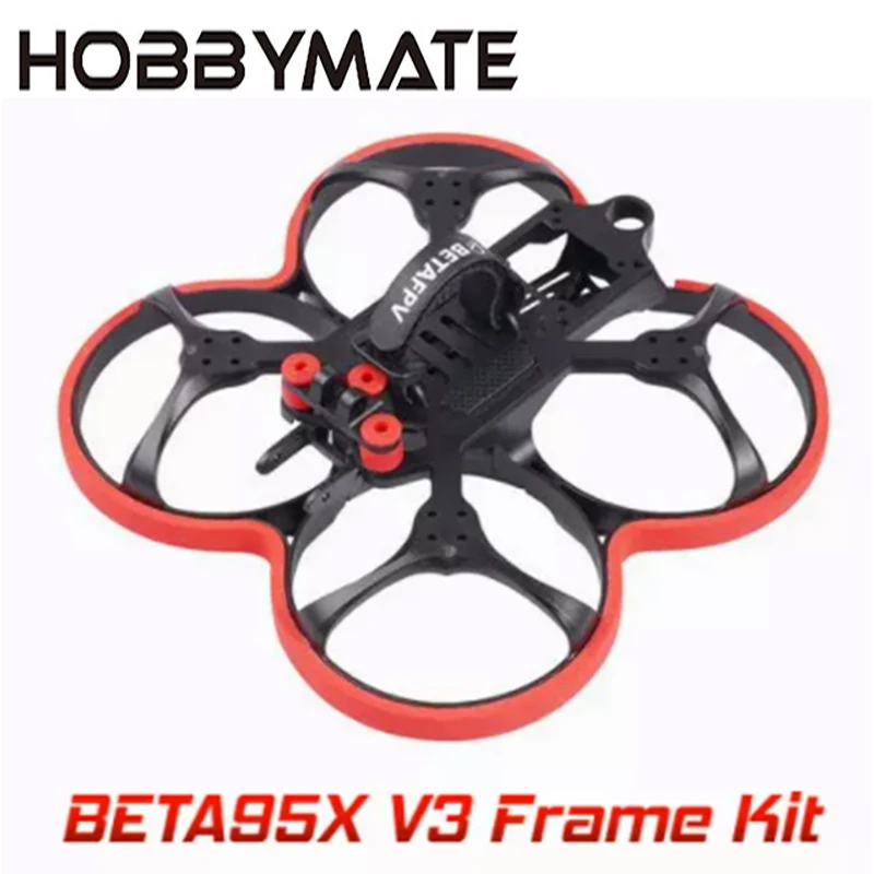 BetaFPV-Kit de Marco Beta 95X V3 de 2,5 pulgadas, máquina de desplazamiento completamente cerrada, resistente a caídas, sin escobillas, bastidor FPV