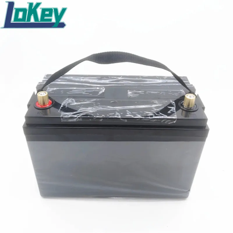 LiFePo4リチウムイオンバッテリー,12V,24V,48V,60Ah,80Ah,100Ah,空のプラスチックケース