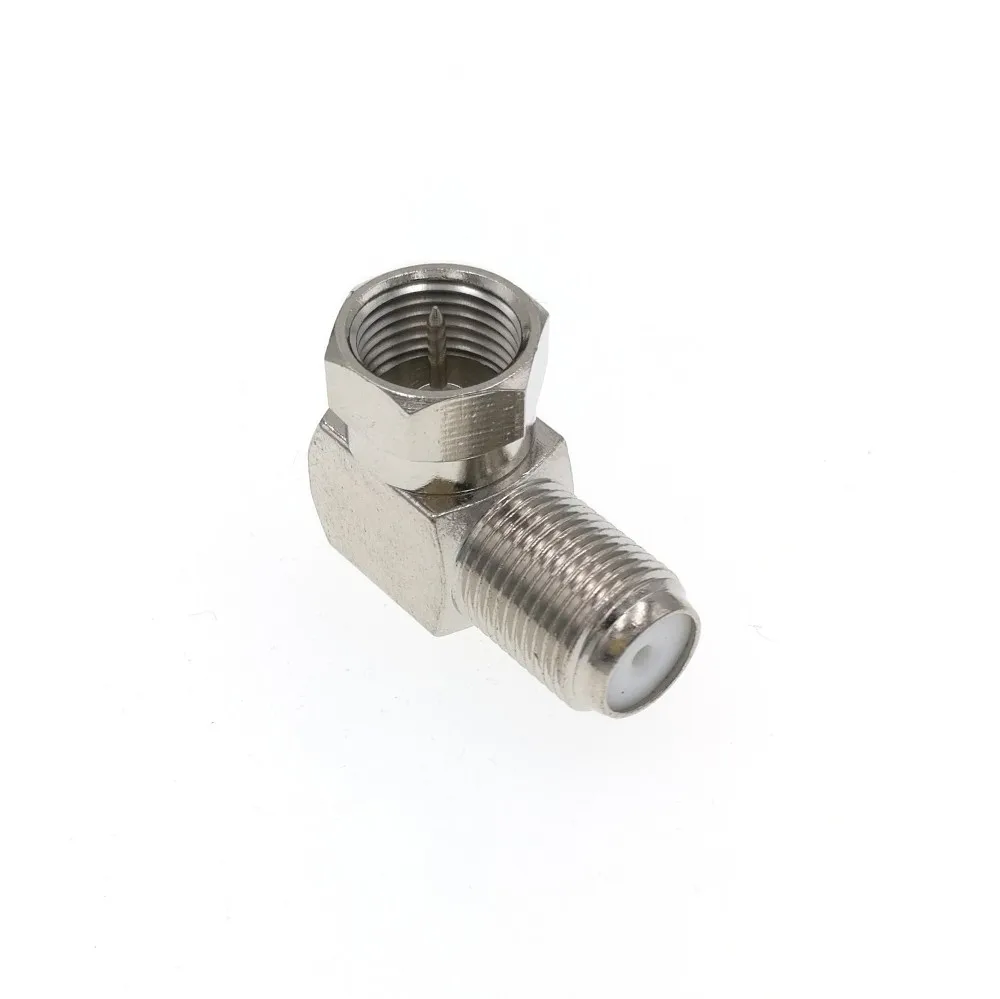 F Male To F Female Right Angle RF Adapter Connector
